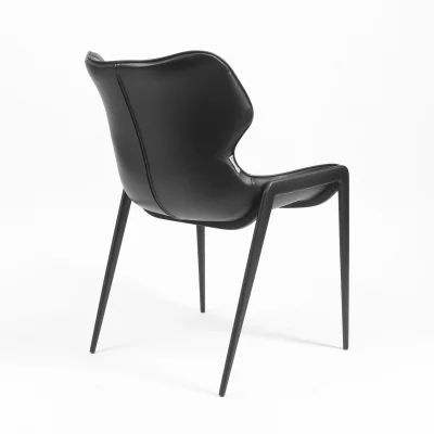 Стул Найроби черная экокожа черные ножки 53X63,5X82 CM 4