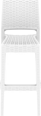 Стул пластиковый барный Jamaica 40X51X108 CM белый 4