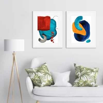 Набор из двух постеров Forms and colors 42X52 / 42X52 CM 4