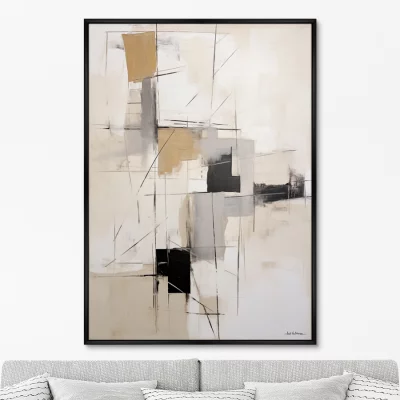 Постер на холсте Running away 75X105 CM 6