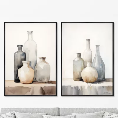 Набор из двух постеров на холсте Tones of Light 75X105 / 75X105 CM 8