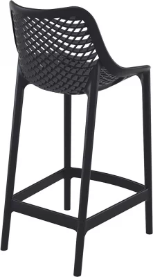 Стул пластиковый полубарный Air 44X51X95 CM чёрный 3