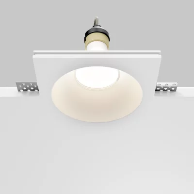 Встраиваемый светильник Gyps Modern квадратный белый 7