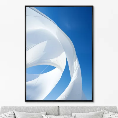 Постер на холсте The sail flying under the sky 75X105 CM 6