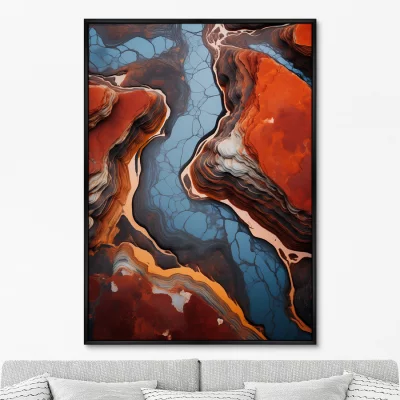 Постер на холсте Angles and Shapes 75X105 CM 6