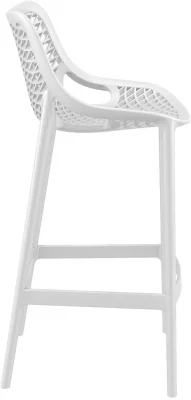 Стул пластиковый барный Air 45X53X105 CM белый 5