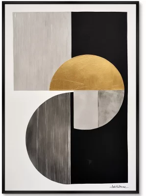 Набор из двух постеров на холсте Rounded curves 75X105 / 75X105 CM 3