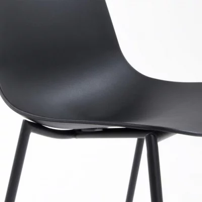 Стул на стальном каркасе Whatts 88X47X52 CM черный 4