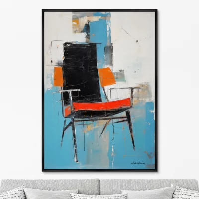 Постер на холсте Chair collection 75X105 CM 6