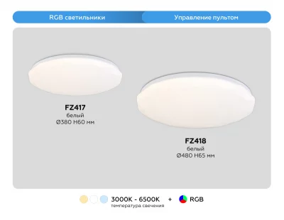 Накладной светильник Ambrella Light FZ417 12