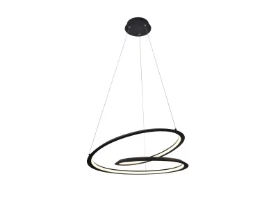 Подвесной светильник Looping черный 60 CM 3