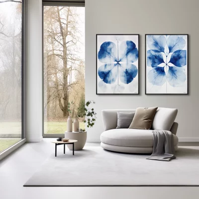 Набор из двух постеров на холсте The Leaves 75X105 / 75X105 CM 4