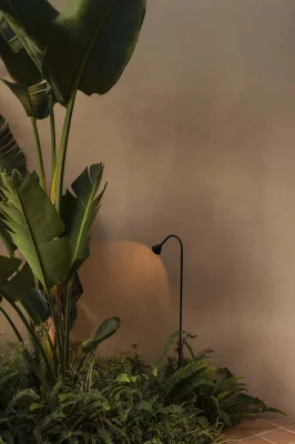 Уличный светильник-столбик на штыке черный LED 3W 2700K LILY 650 27X8,5X65 CM 5