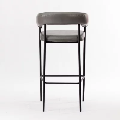 Стул барный Манчестер с наклонным сиденьем серый 58X61.5X104 CM 5