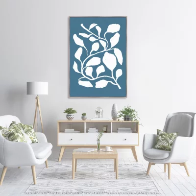 Репродукция на холсте Branches in color No7 75X105 CM 3