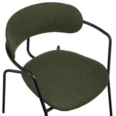 Комплект из 2 стульев Ant букле зелёный 56X55X75 CM 6
