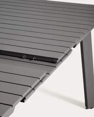 Раскладной уличный стол Izola из алюминия с графитовым покрытием 220X100X78 CM 5