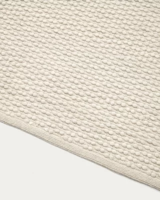 Ковёр Mascarell из хлопка и полиэстера, белый 200X300 CM 3