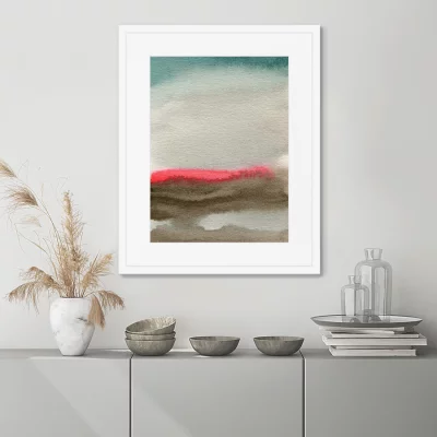 Постер в раме The setting sun 42X52 CM 3