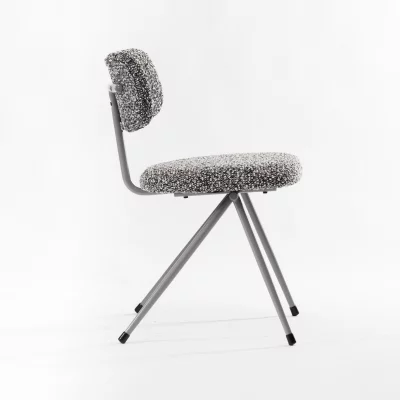 Стул Сеул серая ткань ножки металл 48X54X74.5 CM 3