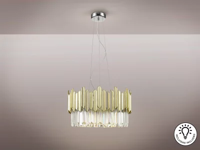 Люстра Tiara 6L хром-золотой 51X148 CM 9