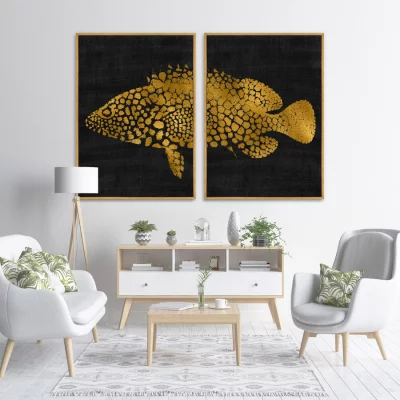 Диптих на холсте The Medieval period 75X105 / 75X105 CM 4