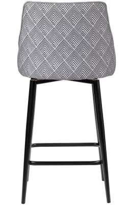 Стул полубарный Dave 51X48X96 CM серый 4