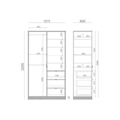 Шкаф TLD218 9