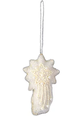 Набор из четырёх ёлочных украшений Christmas Pearls 10 CM 9