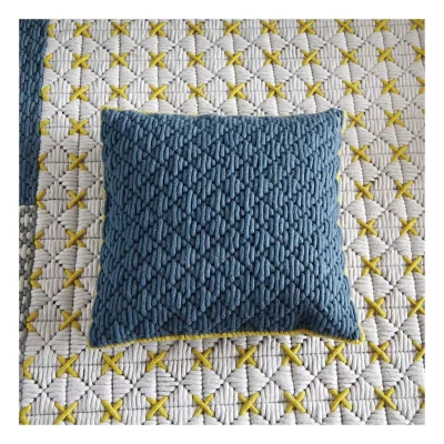 Декоративная подушка Silai Cushion 50X50 CM серо-голубая 5