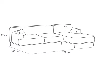 Диван Portofino 282X97-168X72 CM 3