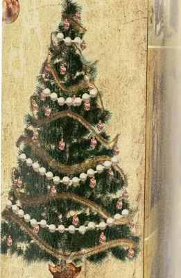 Набор из двух шкатулок в виде книг Xmas Tree 27X7X33 / 25X5X25 CM 5