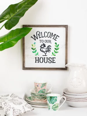 Постер Welcome 30X30 CM 5