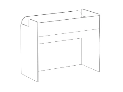 Кровать-чердак Play 102X213X180 CM 3