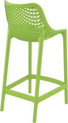 Стул пластиковый полубарный Air 44X51X95 CM зелёный 3