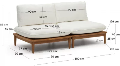 Модульный диван Portitxol 180X90X85 CM 8