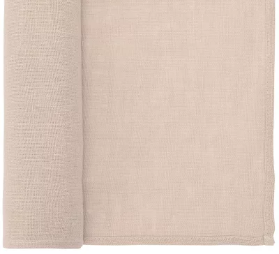 Дорожка на стол из стираного льна Essential 45X150 CM бежевого цвета 4