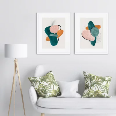 Диптих Playing green 42X52 / 42X52 CM 4