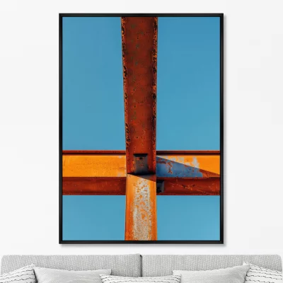 Постер на холсте Metal Lines 75X105 CM 6