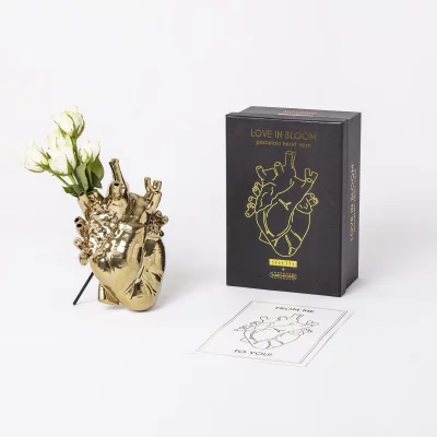 Фарфоровая ваза Love in Bloom Gold 25X17X9 CM 4