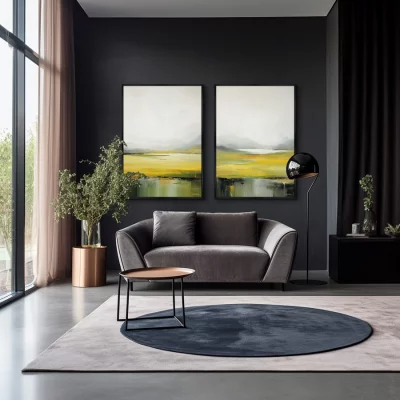 Набор из двух постеров на холсте The Valley 75X105 / 75X105 CM 4