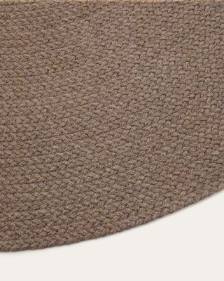 Ковёр Despas из синтетических волокон бежевый 150X150X1 CM 4