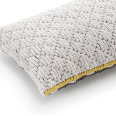 Декоративная подушка Silai Cushion 60X35 CM черно-белая 3