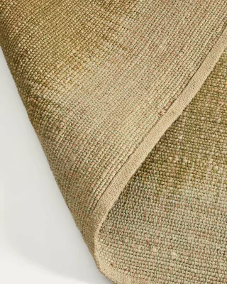 Зелёный джутовый ковёр Lirmo 200X300 CM 5