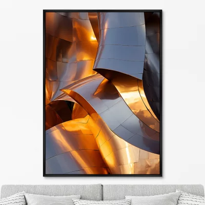 Постер на холсте Form light and shadows 75X105 CM 6