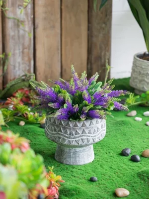 Декоративное кашпо из терракоты 25X25X21 CM 22