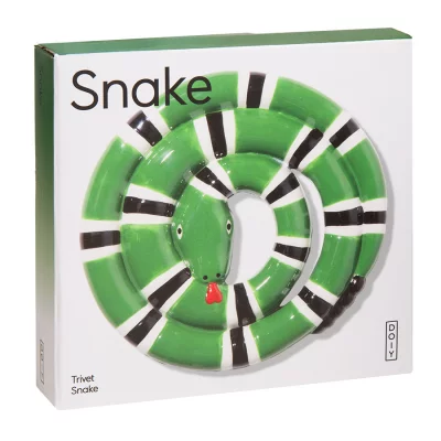 Подставка под горячее snake, зеленая 4