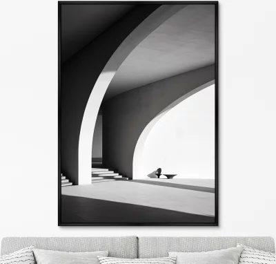 Репродукция на холсте Architecture Сurves of arches 75X105 CM 6