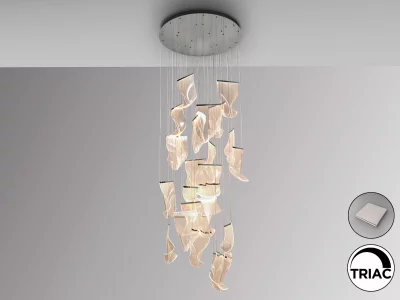 Люстра Velos 24L хром 95X95X300 CM 7
