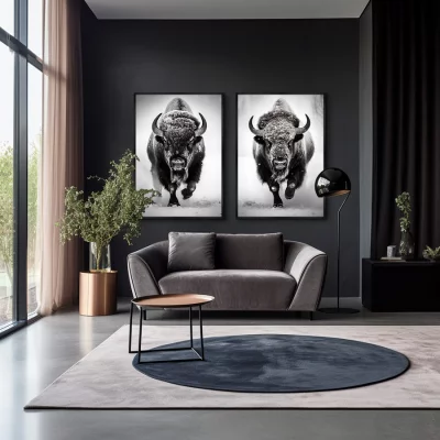 Набор из двух постеров на холсте Big Boys 75X105 / 75X105 CM 4